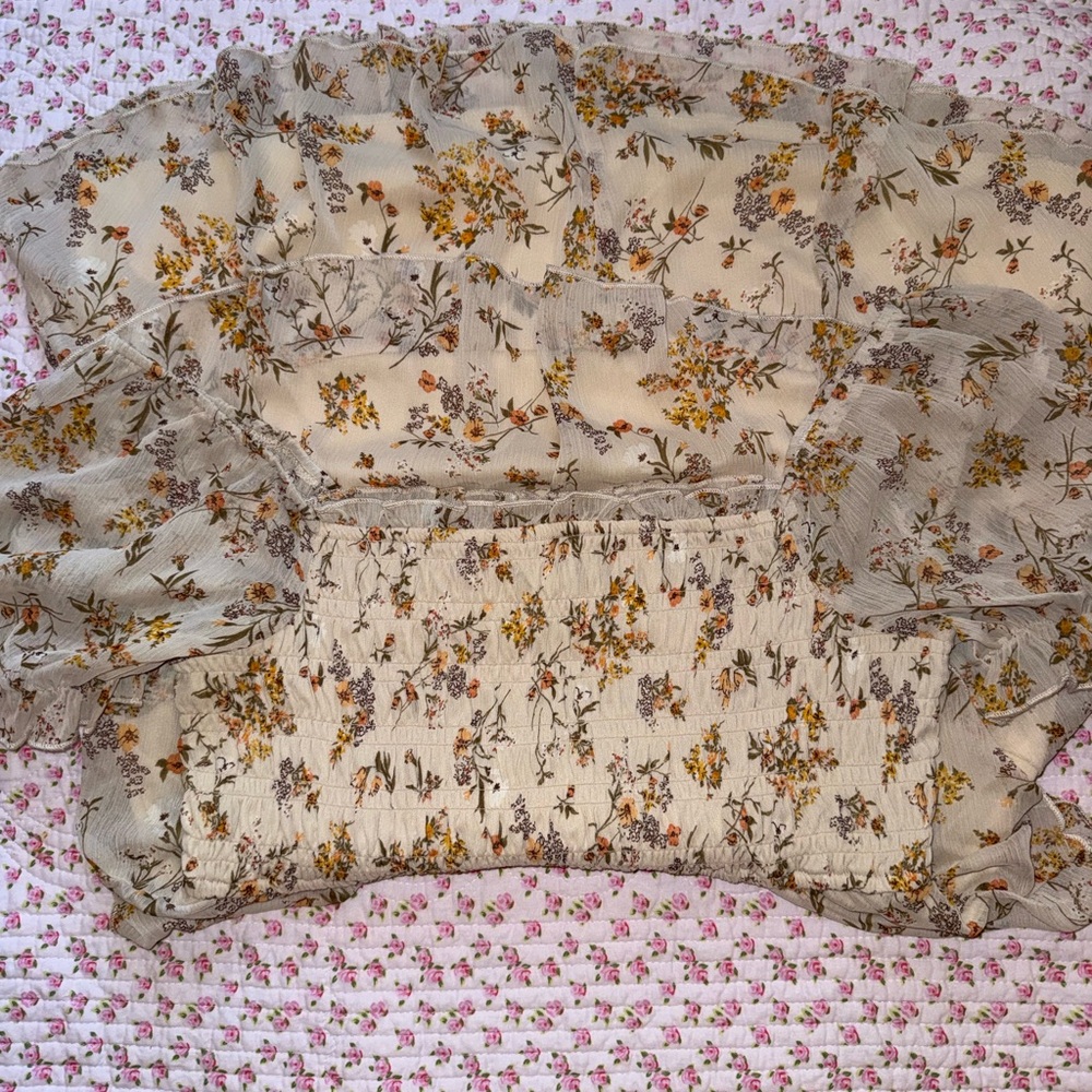 Floral Ruffle Dress - Picture 3 of 3